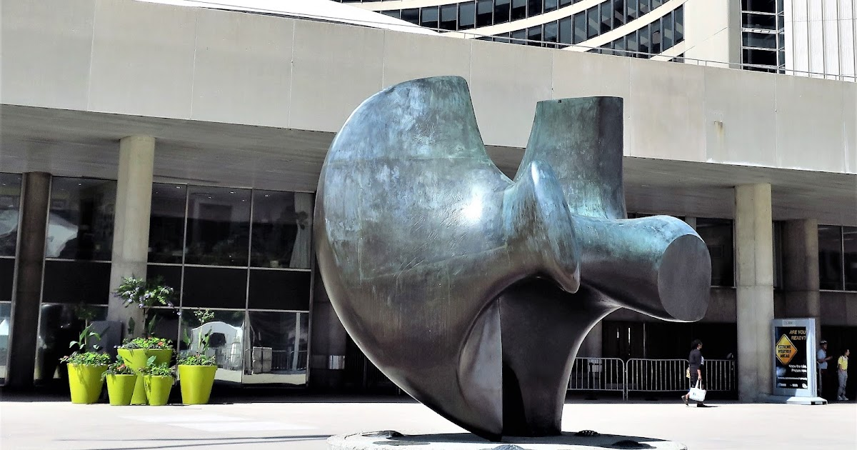 Henry Moore sculpture at Toronto today